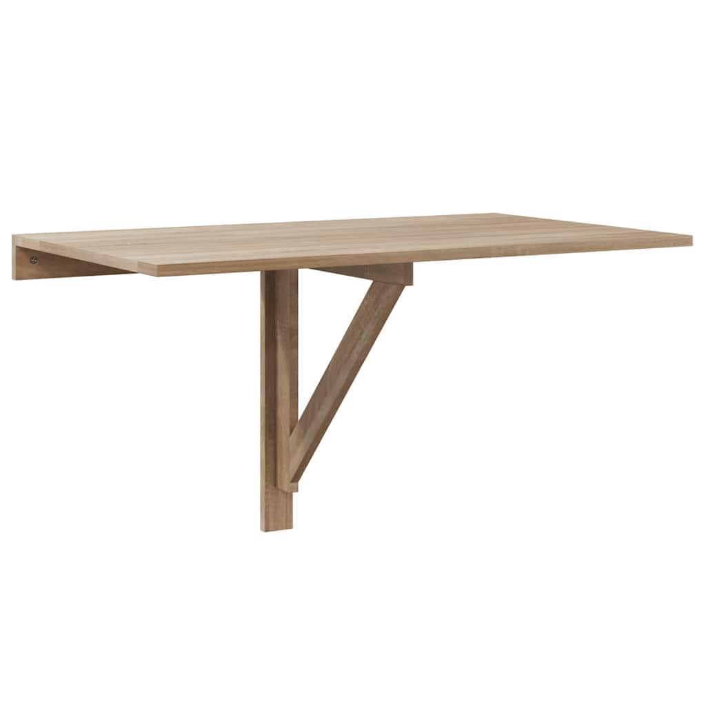 vidaXL Folding Table | Oak | Engineered wood | Compact | Foldable 2