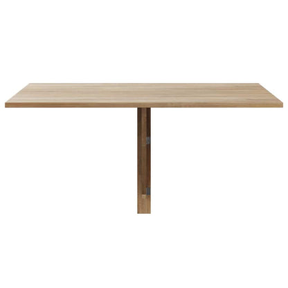 vidaXL Folding Table | Oak | Engineered wood | Compact | Foldable 4