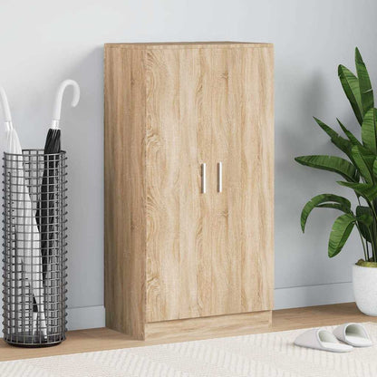 Shoe Cabinet 55x35x108 cm Engineered Wood Oak