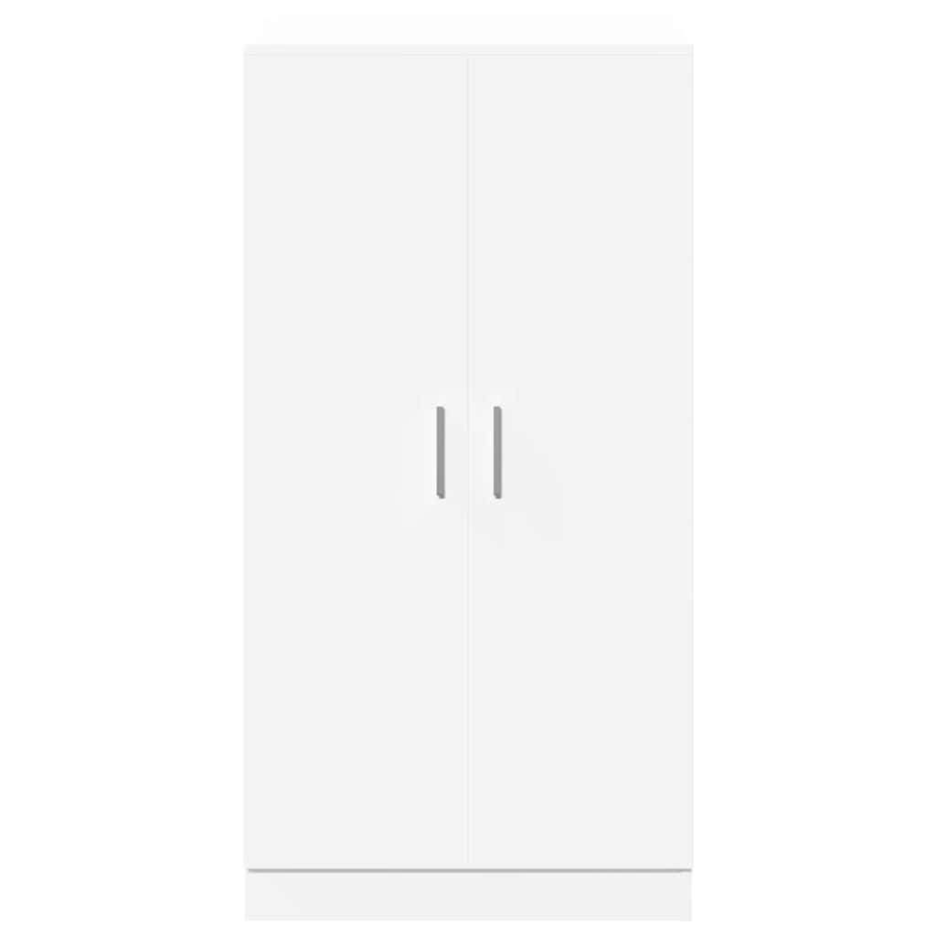 Shoe Cabinet 55x35x108 cm Engineered Wood White