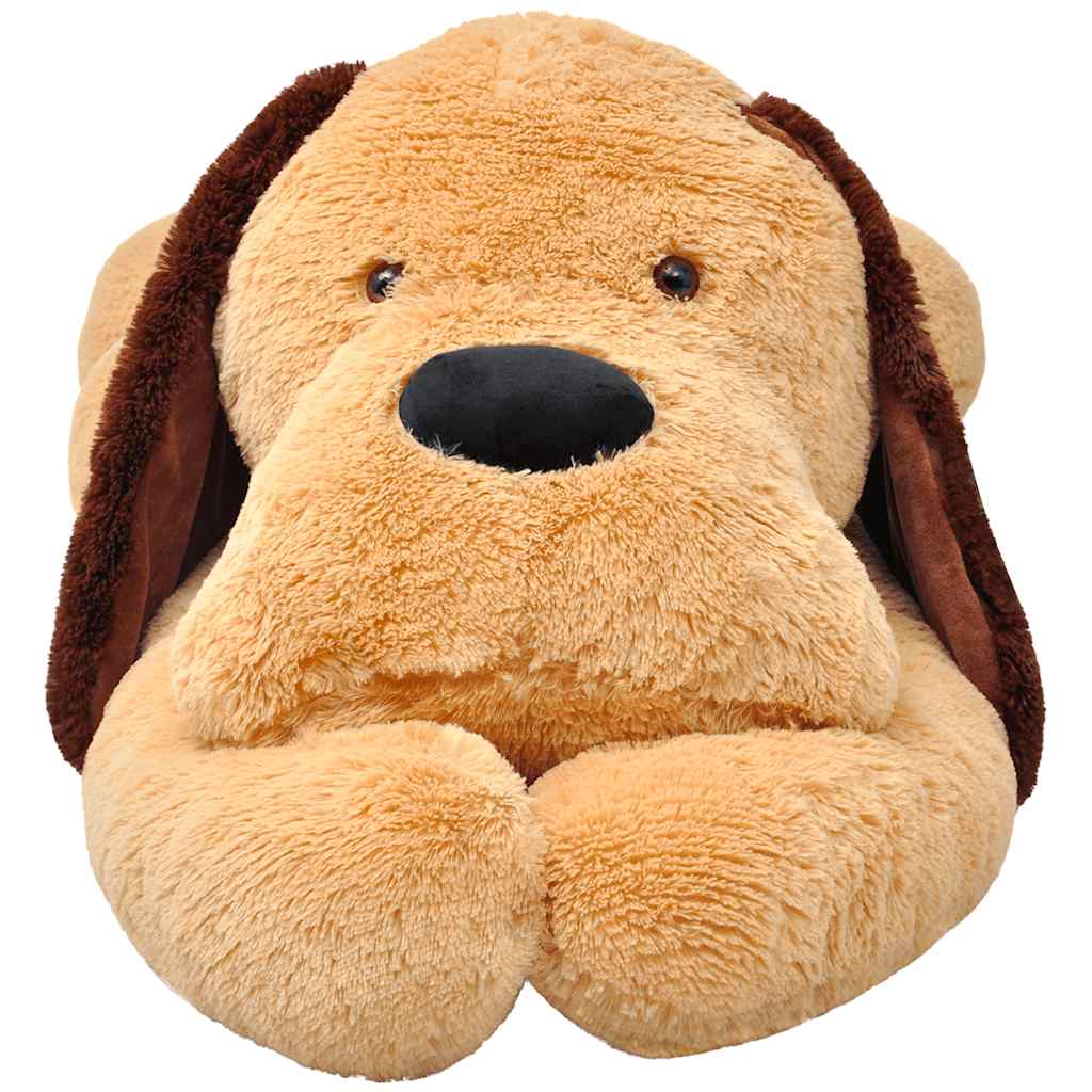 vidaXL Dog Cuddly Toy Plush Brown 160 cm 2