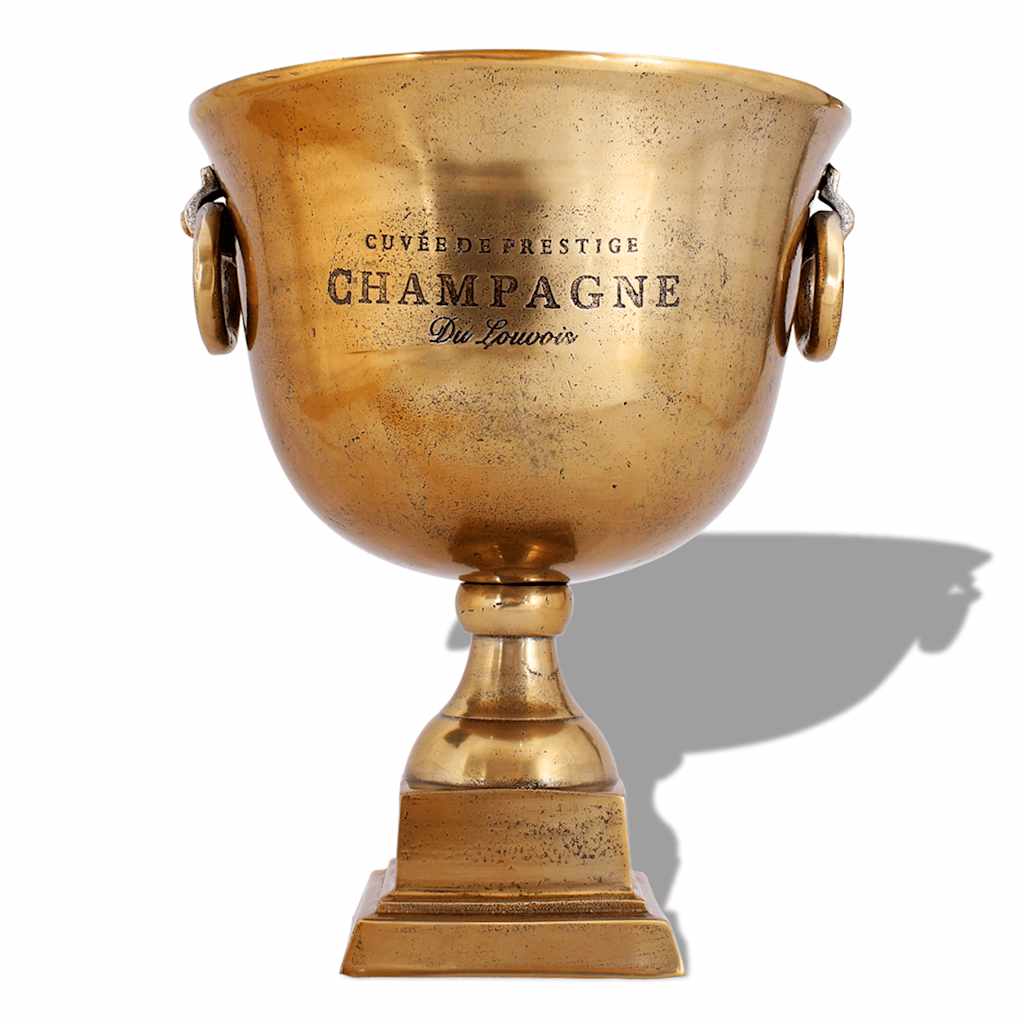 243498 vidaXL Trophy Cup Champagne Cooler Copper Brown 3