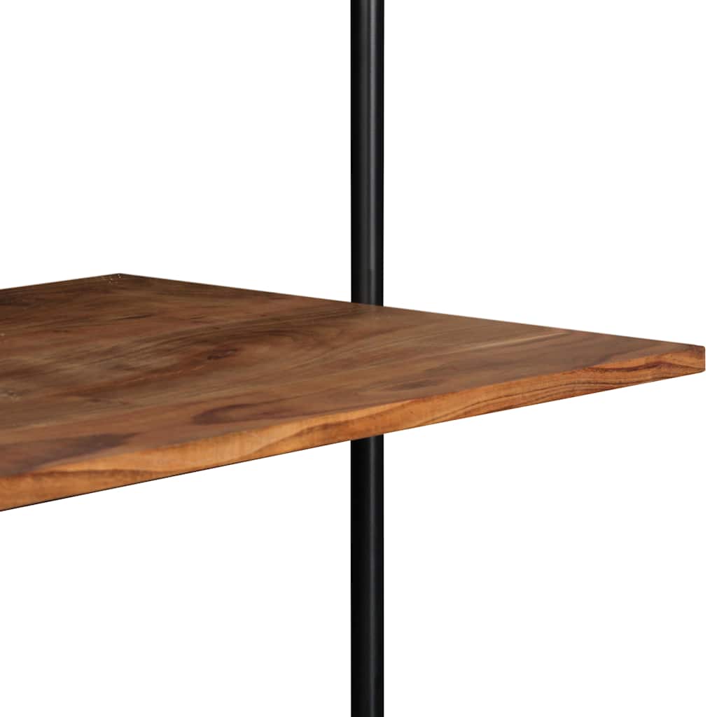 vidaXL Wall Desk | Natural wood grain | Solid acacia wood | Medium | Wall Desk 6