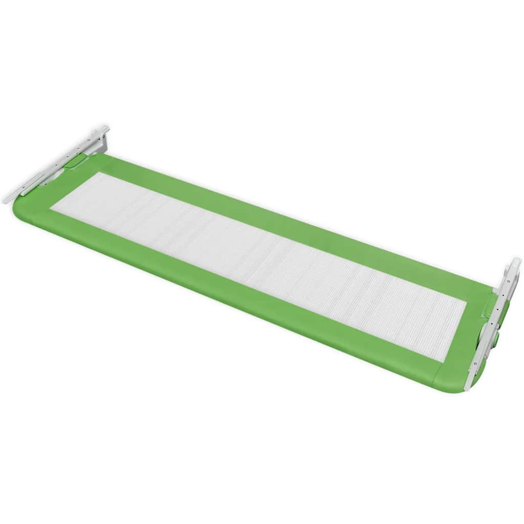 vidaXL Toddler Safety Bed Rail 2 pcs Green 150x42 cm 5
