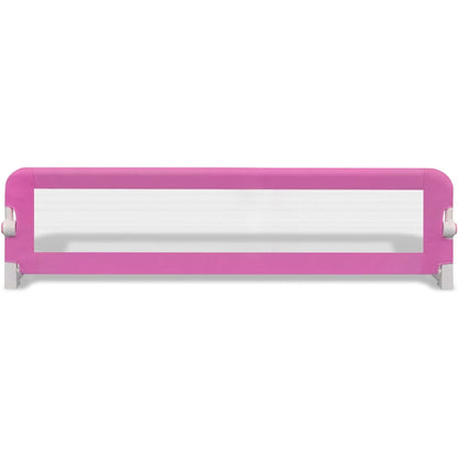 vidaXL Toddler Safety Bed Rail 2 pcs Pink 150x42 cm 4