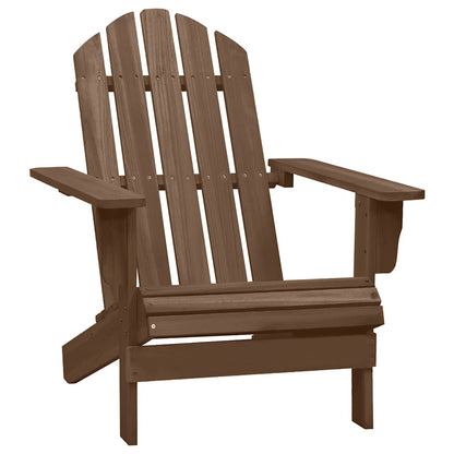 vidaXL Garden Adirondack Chair Solid Fir Wood