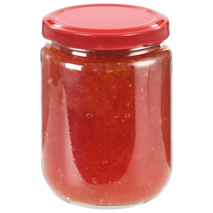 vidaXL Glass Jam Jars with Red Lid 48 pcs 230 ml 3