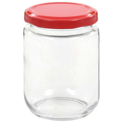 vidaXL Glass Jam Jars with Red Lid 48 pcs 230 ml 4
