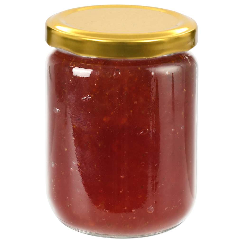 vidaXL Glass Jam Jars with Gold Lid 48 pcs 230 ml 3