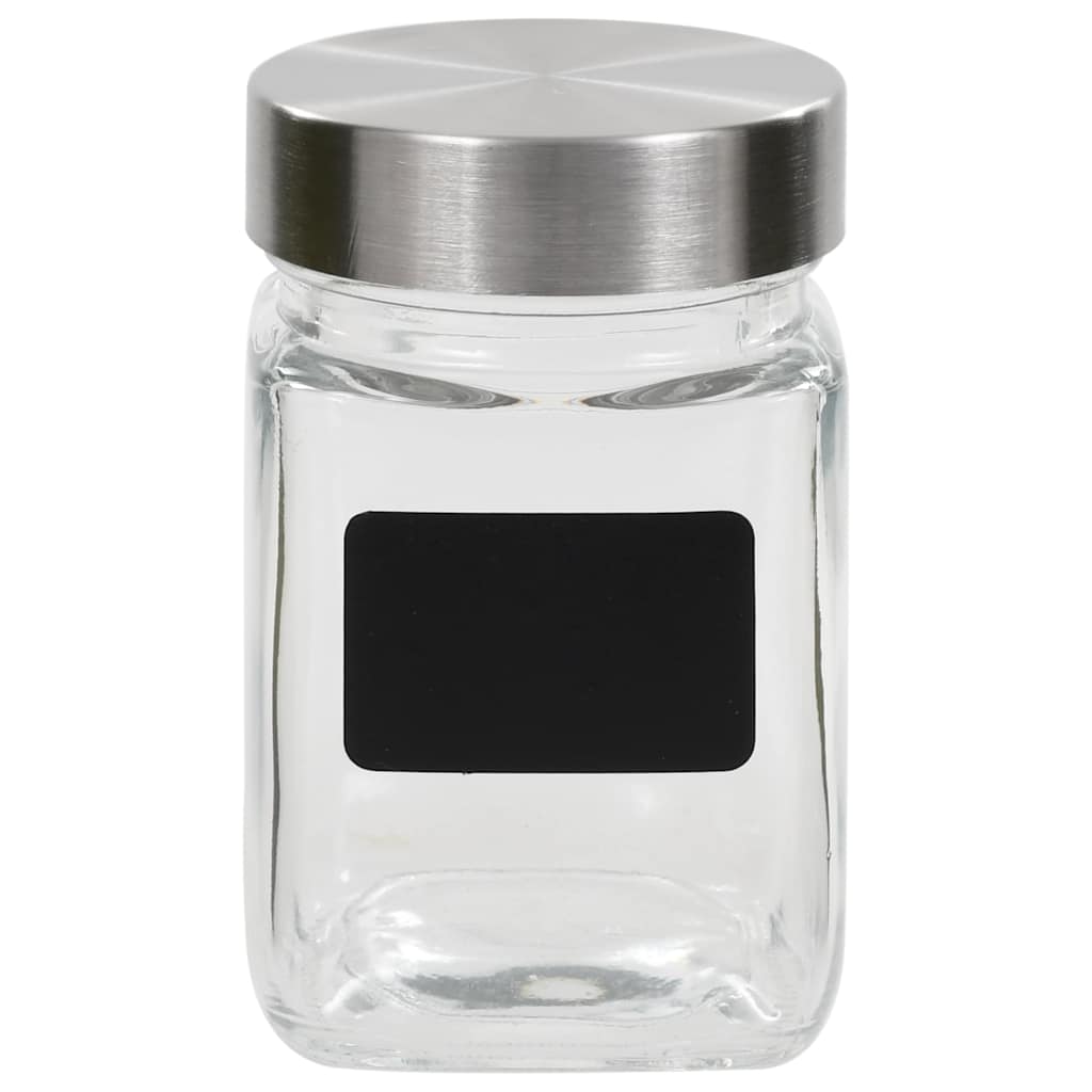 vidaXL Storage Jars with Sticker 24 pcs 300 ml 2