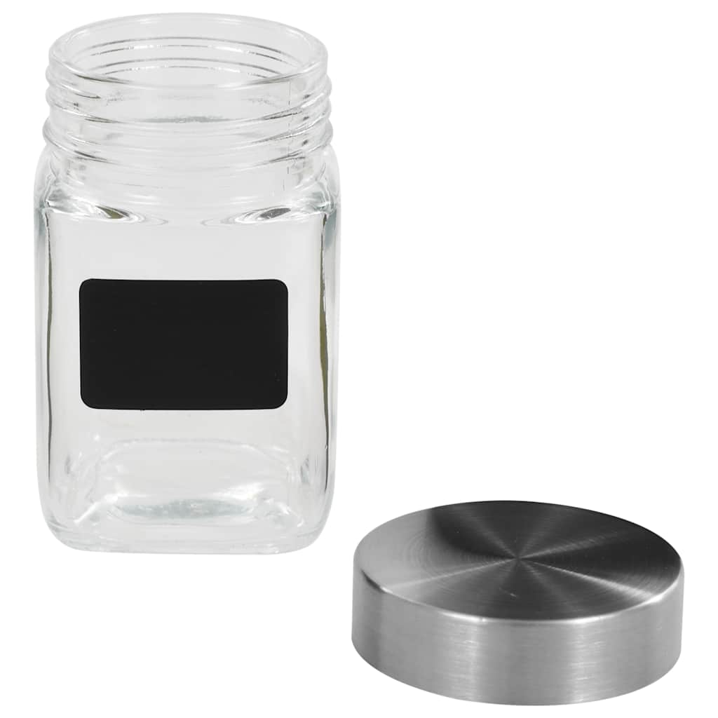 vidaXL Storage Jars with Sticker 24 pcs 300 ml 3