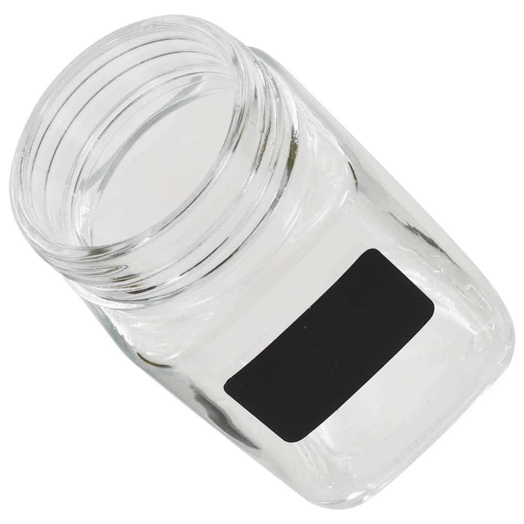 vidaXL Storage Jars with Sticker 24 pcs 300 ml 4