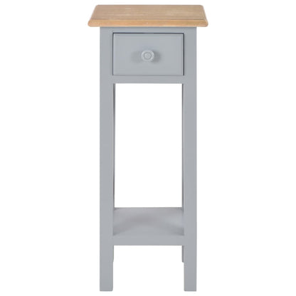 vidaXL Telephone Table | Brown and Grey | Pinewood, MDF | Compact | Side Table 3