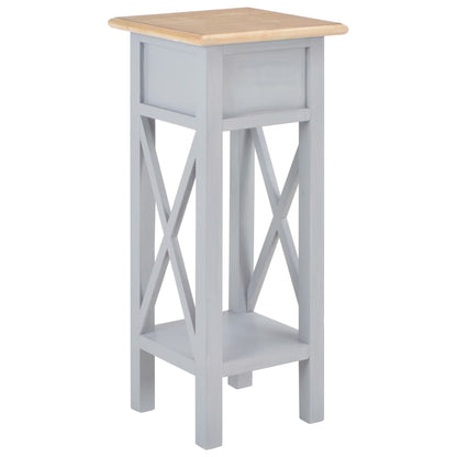 vidaXL Telephone Table | Brown and Grey | Pinewood, MDF | Compact | Side Table 5