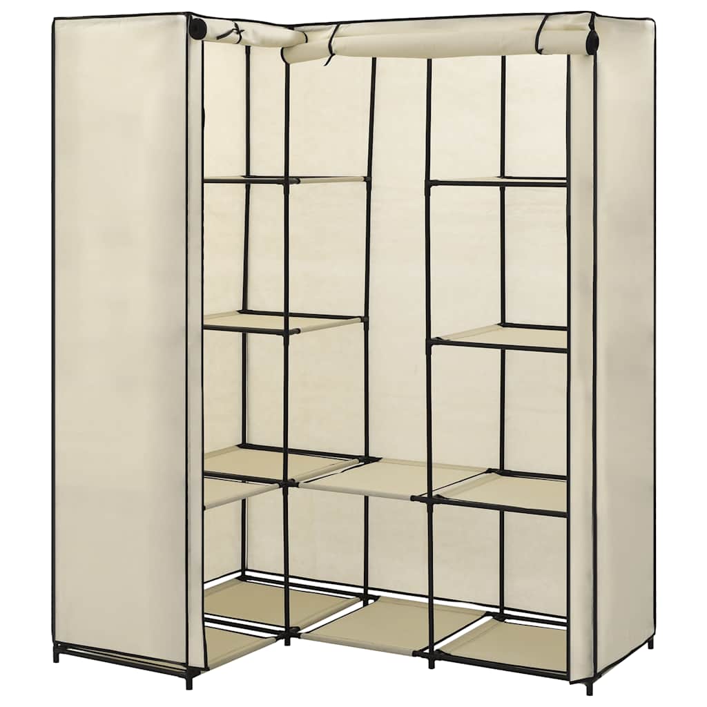 vidaXL Wardrobe | Cream | Iron tube | Large | Wardrobe | Other | Modern 2