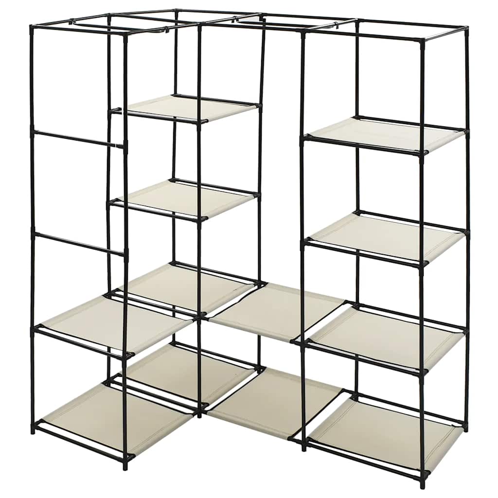vidaXL Wardrobe | Cream | Iron tube | Large | Wardrobe | Other | Modern 3