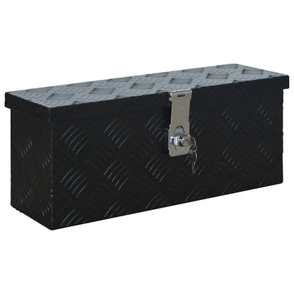 vidaXL Aluminium Box 485x140x200 mm Black 2