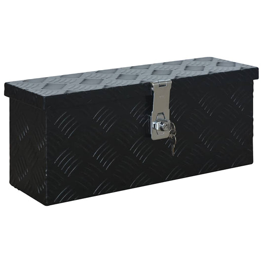 vidaXL Aluminium Box 485x140x200 mm Black 2