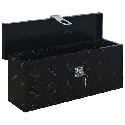 vidaXL Aluminium Box 485x140x200 mm Black 5