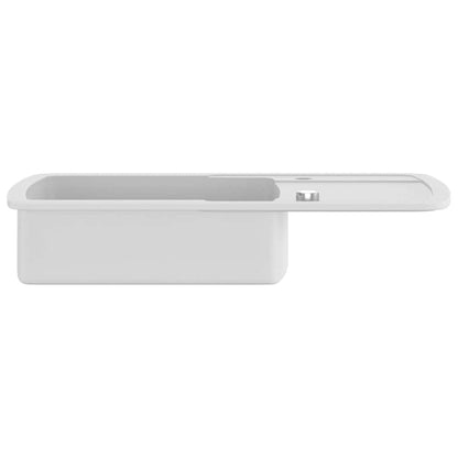 Granite Kitchen Sink Single Basin White