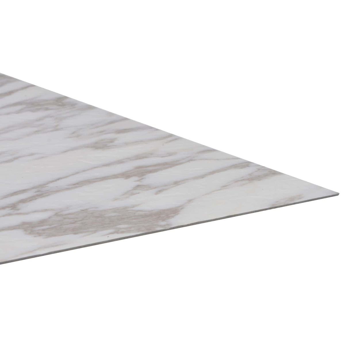 vidaXL Flooring Planks White Marble 5.11 m² 55 pcs PVC 4