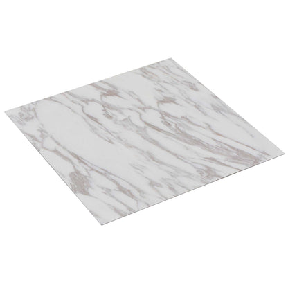 vidaXL Flooring Planks White Marble 5.11 m² 55 pcs PVC 2