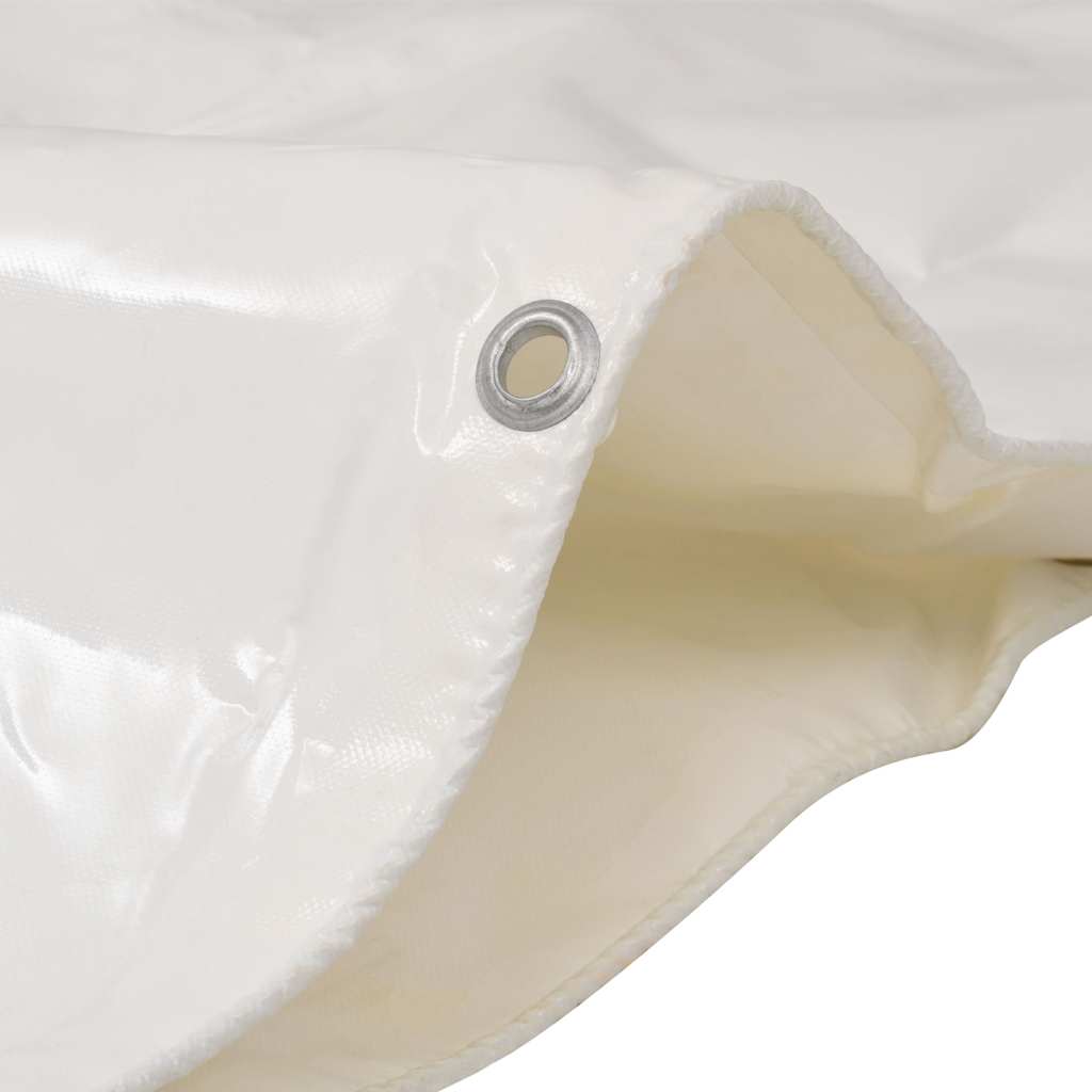 Tarpaulin 650 g/m² with eyelets White 1 x 2.5–5 x 5 m 2.5 x 3.5 m