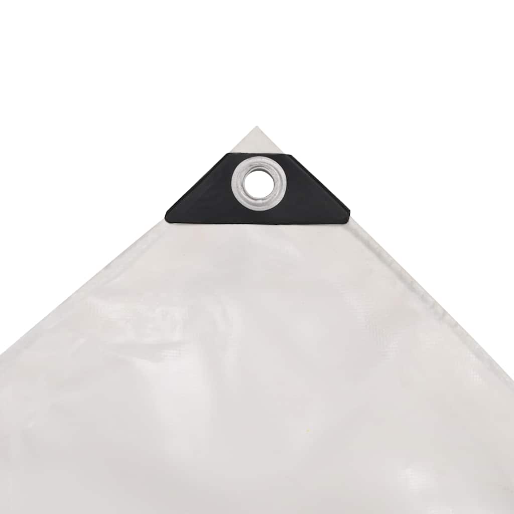 Tarpaulin 650 g/m² with eyelets White 1 x 2.5–5 x 5 m 2.5 x 3.5 m