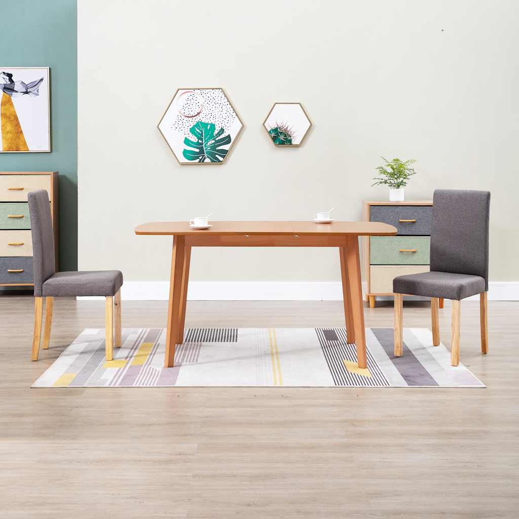 Dining Chairs Fabric Taupe 2