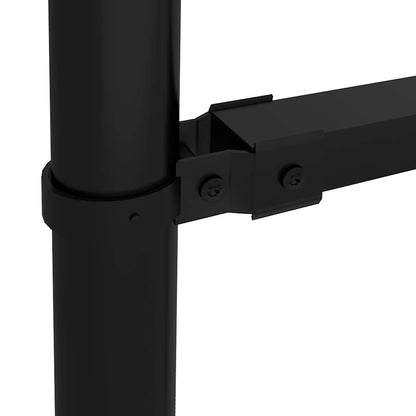 vidaXL Garden Fence "Woerden" with Spear Top Steel 170x125 cm Black 3