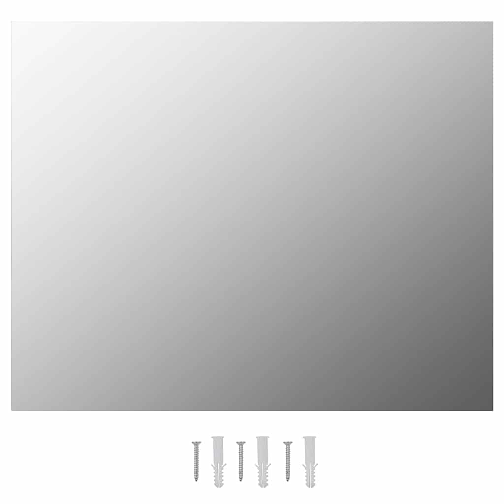 vidaXL Wall Mirror | Transparent | Glass | 100x60 cm | Wall mounting 2
