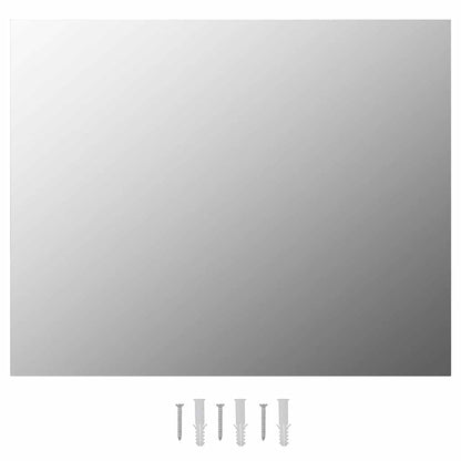 vidaXL Wall Mirror | Transparent | Glass | 100x60 cm | Wall mounting 2