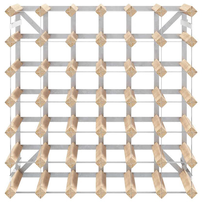 vidaXL Wine Rack for 42 Bottles Solid Pinewood 5