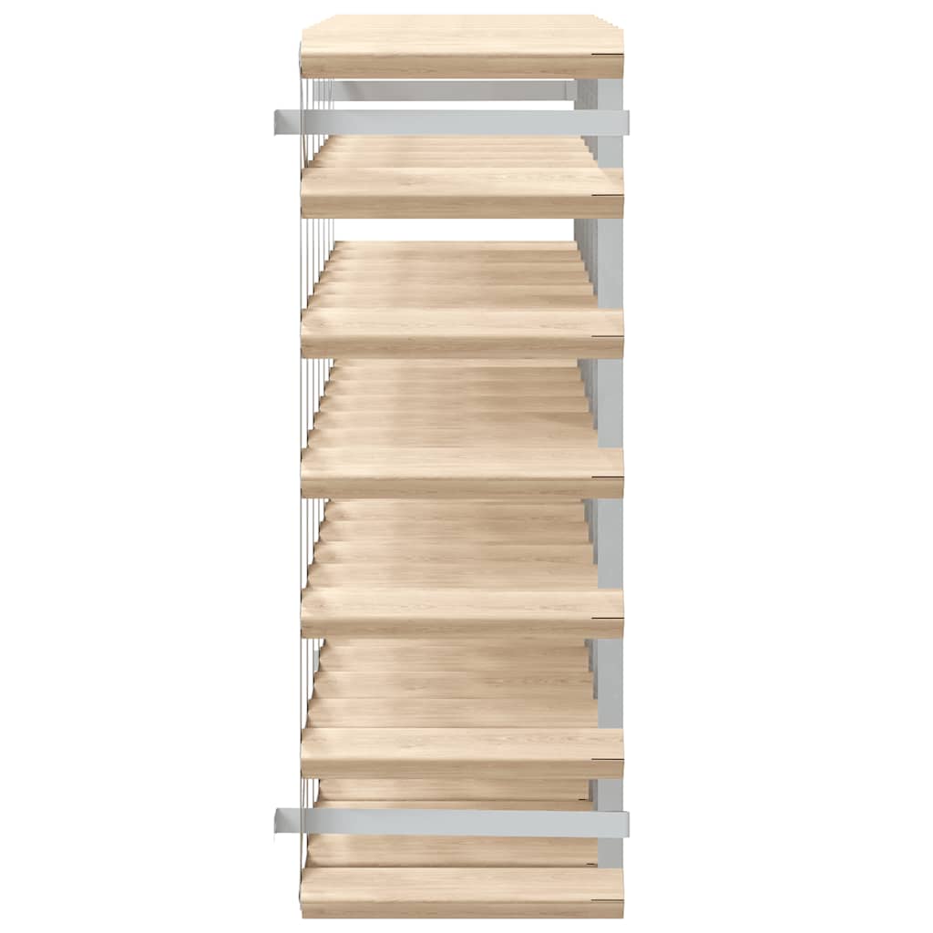 vidaXL Wine Rack for 42 Bottles Solid Pinewood 6