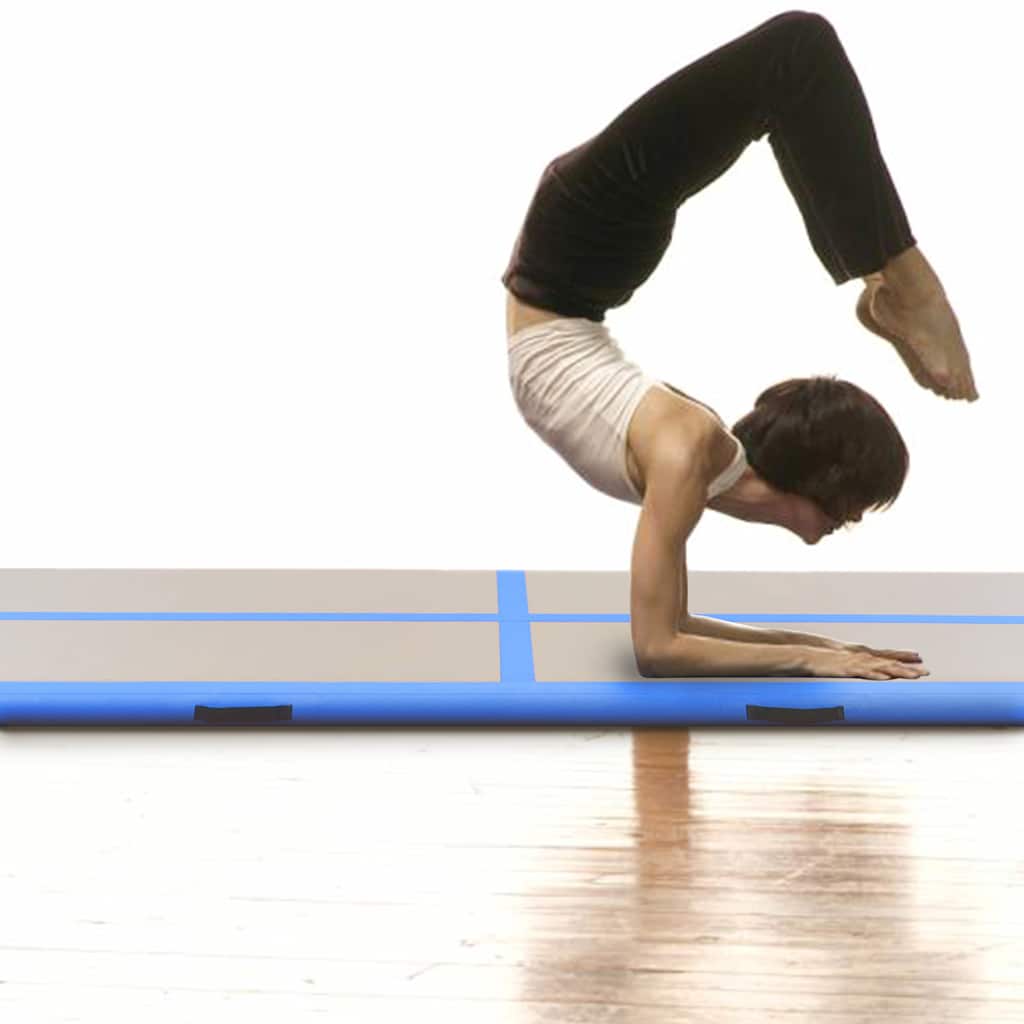 Inflatable Gymnastics Mat with Pump PVC Blue