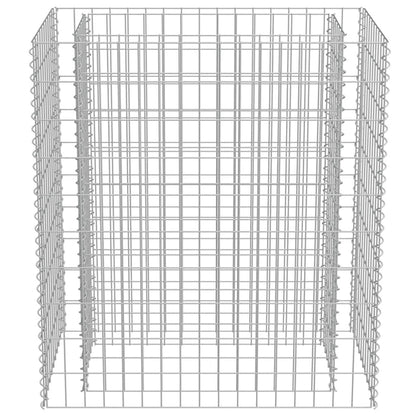 vidaXL Gabion Raised Bed | Silver | Galvanised Steel | 90x50x100 cm 5