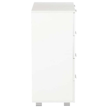 vidaXL Sideboard | High Gloss White | Engineered wood with high gloss finish 4