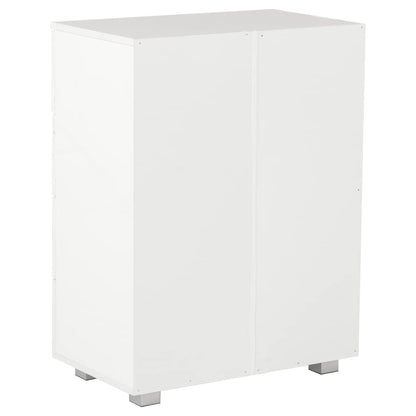 vidaXL Sideboard | High Gloss White | Engineered wood with high gloss finish 5