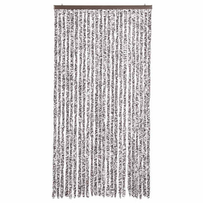 vidaXL Insect Curtain Brown and Beige 100x220 cm Chenille 3