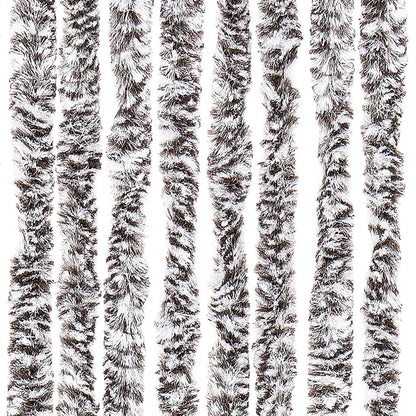 vidaXL Insect Curtain Brown and Beige 100x220 cm Chenille 6