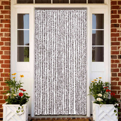 vidaXL Insect Curtain Brown and Beige 100x220 cm Chenille 1
