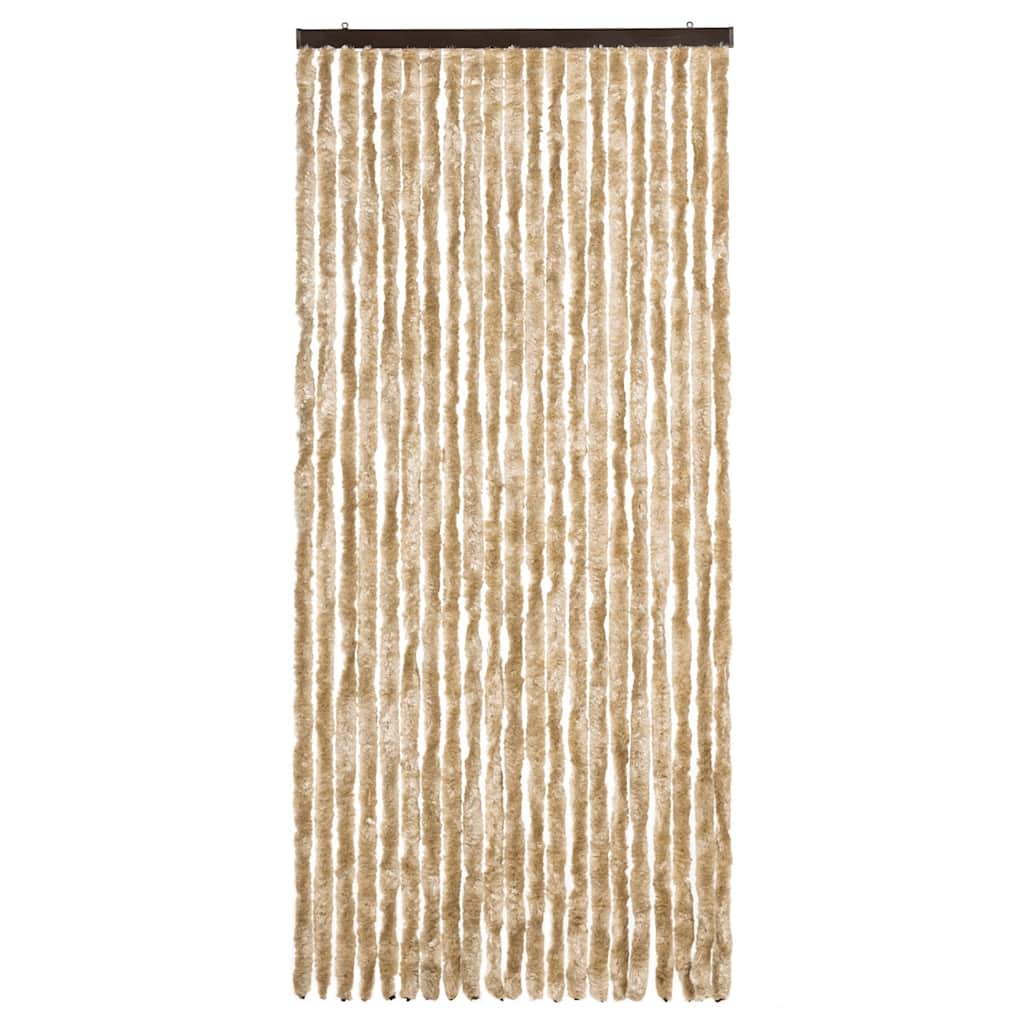 vidaXL Insect Curtain Beige 90x220 cm Chenille 3
