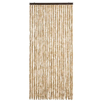 vidaXL Insect Curtain Beige 90x220 cm Chenille 3