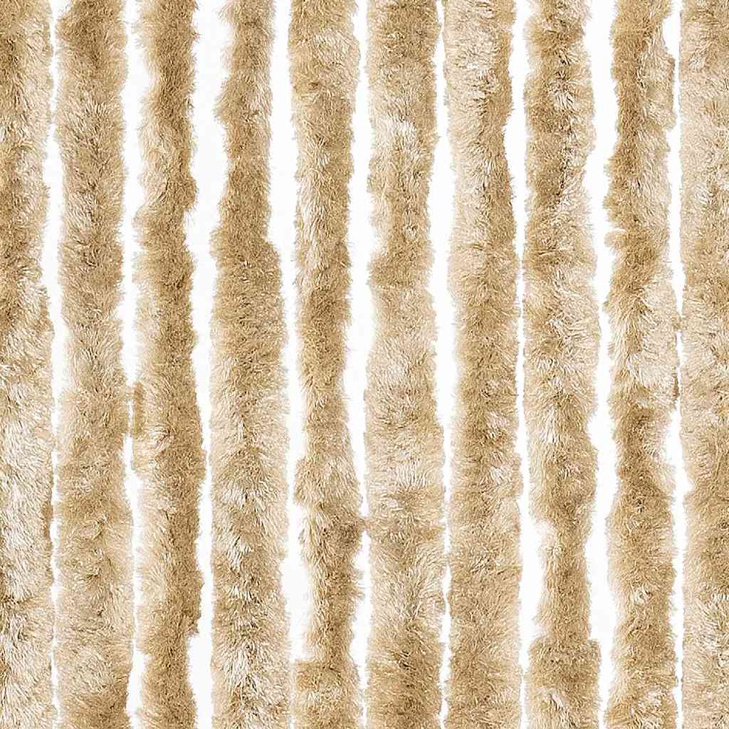 vidaXL Insect Curtain Beige 90x220 cm Chenille 6