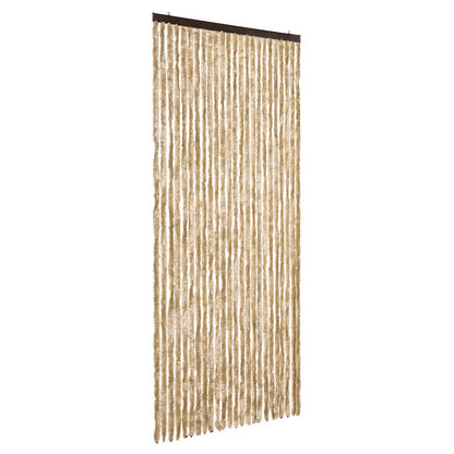 vidaXL Insect Curtain Beige 100x220 cm Chenille 2