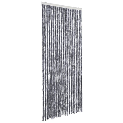 vidaXL Insect Curtain Silver 90x220 cm Chenille 2