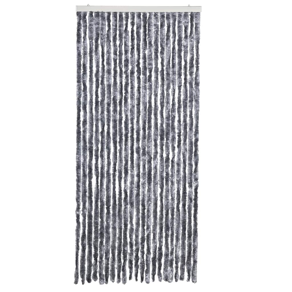 vidaXL Insect Curtain Silver 90x220 cm Chenille 3