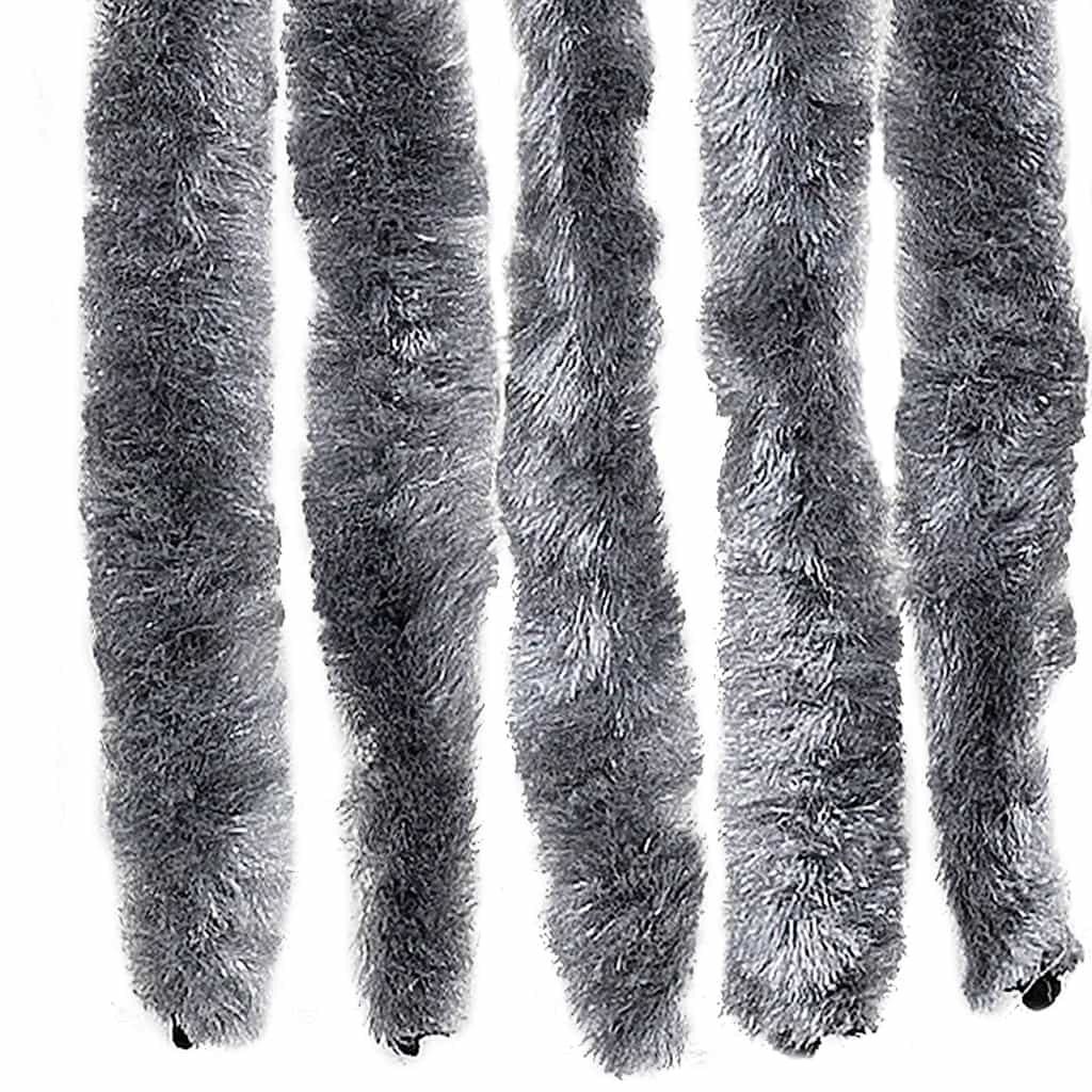vidaXL Insect Curtain Silver 90x220 cm Chenille 5