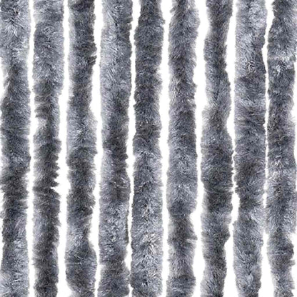vidaXL Insect Curtain Silver 90x220 cm Chenille 6
