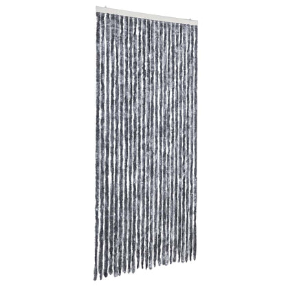 vidaXL Insect Curtain Silver 100x220 cm Chenille 2
